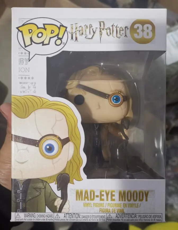 Funko Pop Movie Magic Гарри Поттер Гермиона Рон Добби Луна Moody Bellatrix Дамблдор 10 см Виниловая кукла Фигурка модель игрушки