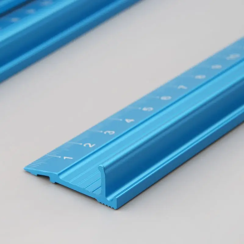 

Professional Aluminum Alloy Straight Ruler Protective Scale Measuring Engineers Drawing Tool 3 Sizes
