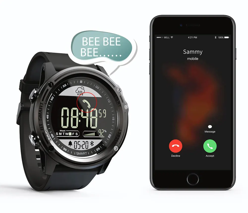 Умные часы LOKMAT MK06 с Bluetooth, установка цели, измерение расстояния, водонепроницаемый фитнес-трекер, шагомер для Android iOS