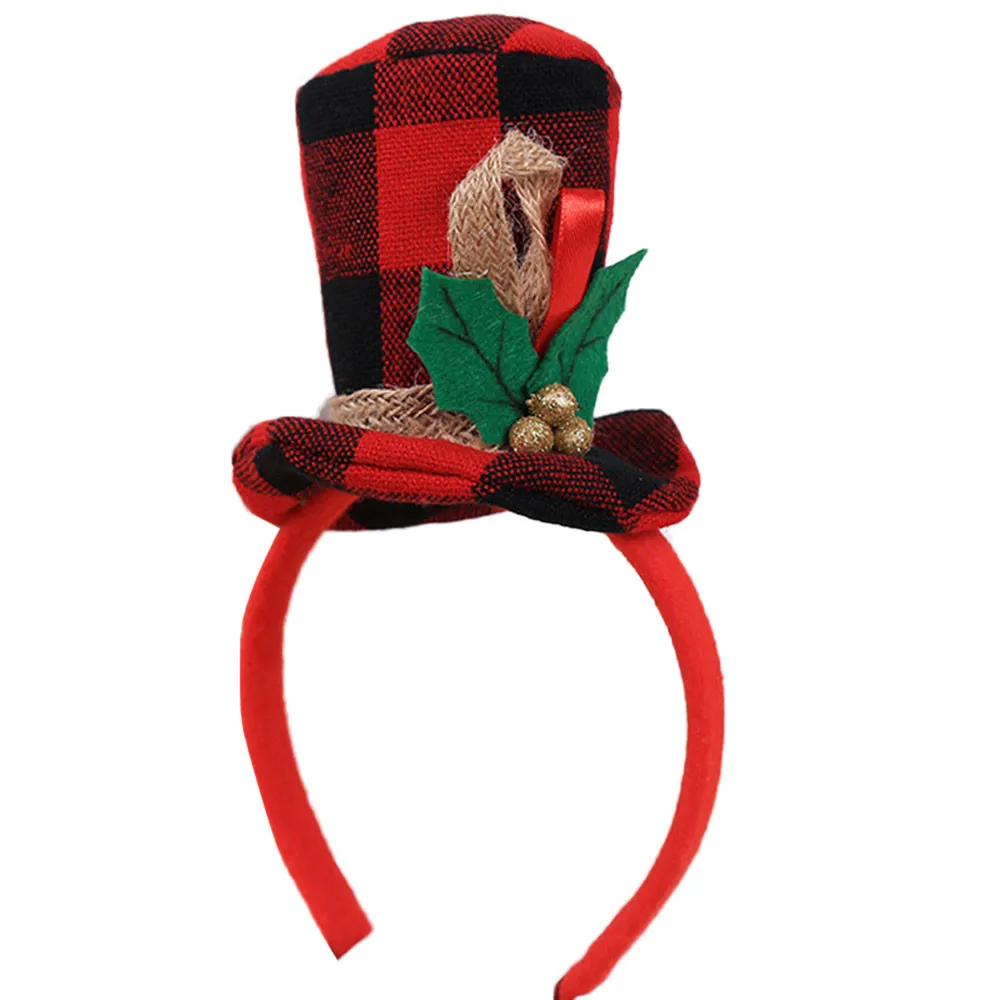 Детская Рождественская головная повязка «Олень» для девочек, рождественские аксессуары, повязка для волос, шляпа оленьи рога, повязка на голову для детей#45