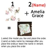 Baby Blanket Swaddling For Newborn Name Personalized Infant Crib Flannel Fleece Blanket Swaddle Baby Bedding Birthday Gift 6