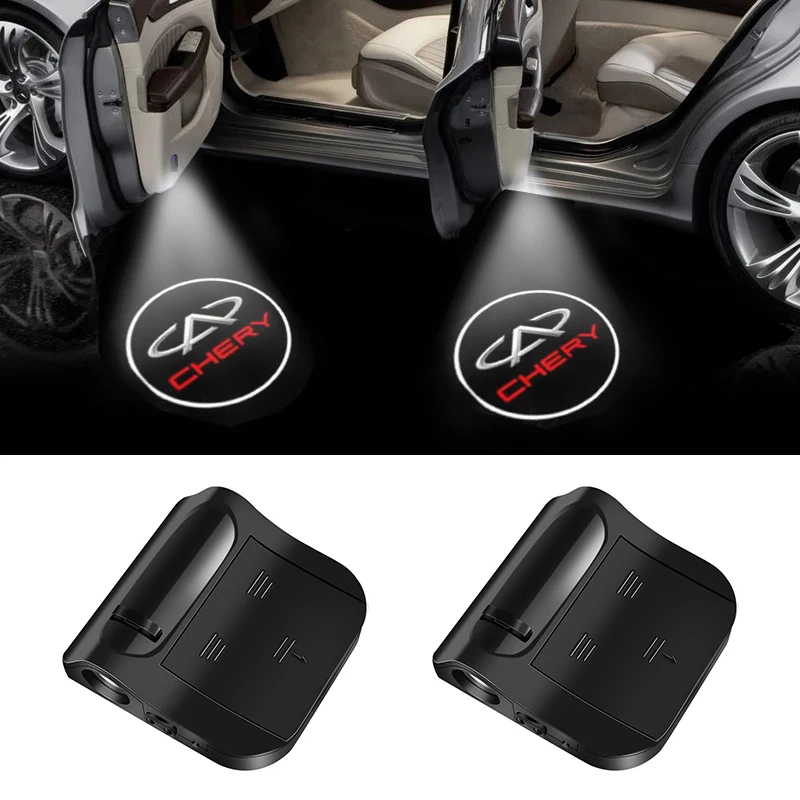 2PCS wireless Led car door welcome Laser projector ghost shadow lights For Great Wall Hover H5 H6 CUV H3 A21 M2 C50 | Автомобили и