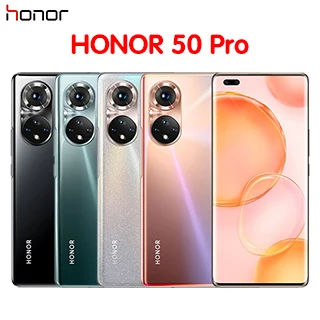 Honor 50 Pro 5G SmartPhone 108MP Camera 6.72'' 120Hz OLED Screen Snapdragon 778G 6nm Chip 100W Super Charge 4000mAh Battery NFC ram computer