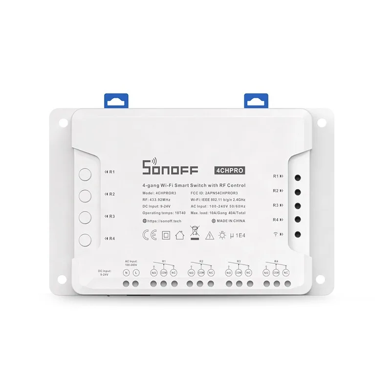 Интеллектуальный выключатель света Sonoff 4CH R3/4CH PROR3 4 канала Беспроводной