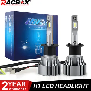 

H1 Mini Led Headlight Bulb for 2.0 2.5 inch Projector Lenses Retrofit H4 H7 Headlight Assembly Fog Light 80W 8400LM Led Bulb 12V