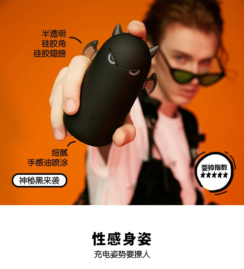 10000 Miliamps Devil power Bank милое зарядное устройство Быстрая зарядка портативный внешний аккумулятор универсальный внешний аккумулятор