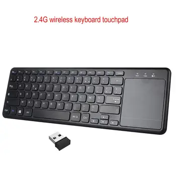 

L200 English keyboard 2.4G wireless keyboard With touch mouse Support computer and TV use