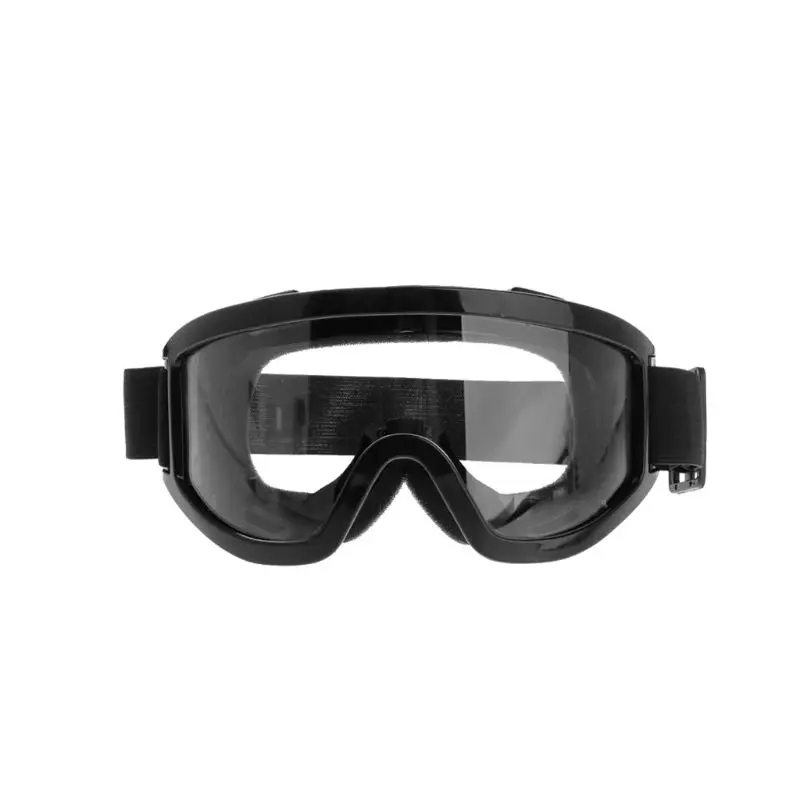 

Safety Goggles Protective Glasses Eye Protection Anti-shock Transparent Lens Sponge Adjustable Head Belt Outdoor Riding