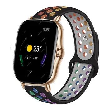 

Silicone Band Replacement Strap For Xiaomi Huami Amazfit Bip Lite/ S 20mm Sport wrist watch bands for Xiaomi amazfit GTS 2 watch