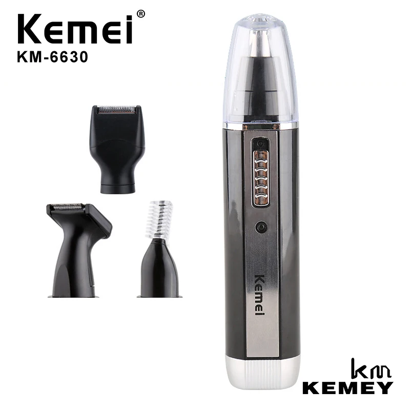 KEMEI Профессиональный Перезаряжаемые Машинка для удаления волос набор из четырех