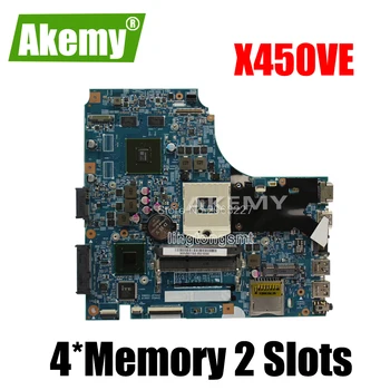 

For Asus X450VE Motherboard SV41J D451V X450VE 4 memory 2 Slots Mainboard 90NB01S0-R01000 Fully Tested