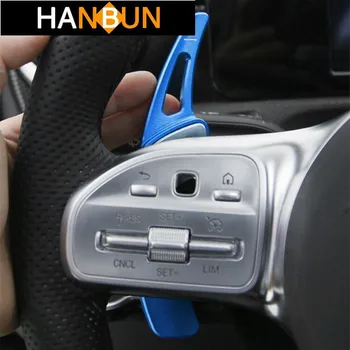 

Car Styling For Mercedes Benz C Class GLC E class 300 2019 2020 Steering Wheel Shift Paddle Extension Shifters Decoration Trim