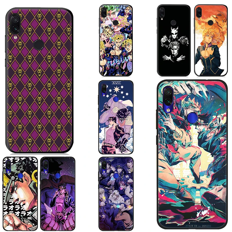 IYICAO JoJo Is Bizarre Anime Japan Soft Case for Xiaomi Redmi Note 8 7 6 5 Pro 5A 4X Silicone TPU |