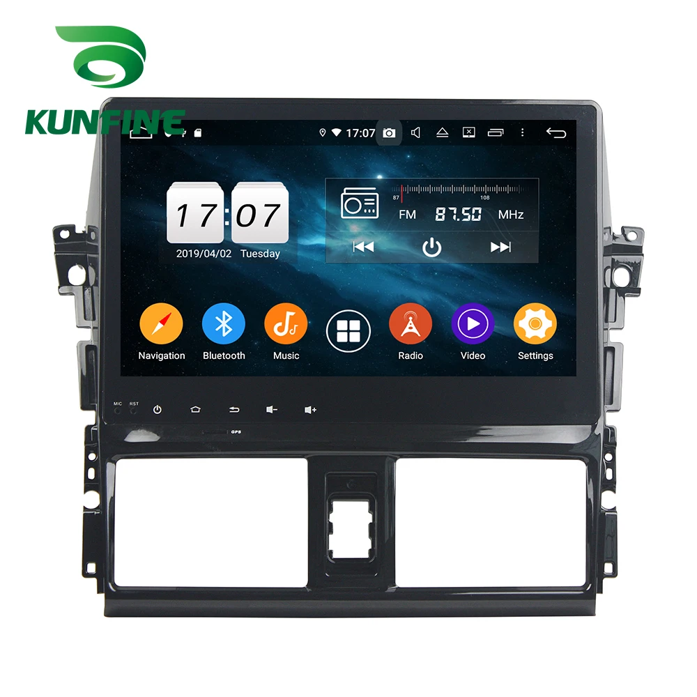 Android 9 0 Восьмиядерный 4 Гб ОЗУ 64 ПЗУ автомобильный DVD GPS мультимедийный плеер