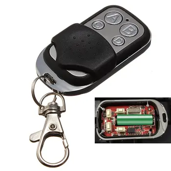 

Universal Cloning Key Fob Remote Control With 4 Keys 12V 27A Battery 433mHz RF for Garage Door Gate Car Copy Code Free Shippping