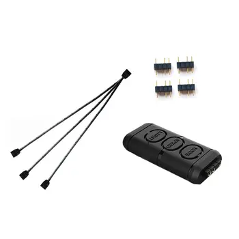 

FRGB / ARGB controller fans Chassis fan RGB discoloration Equipped with multi-point extension cables