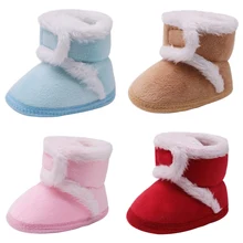 Baby Shoes Boy Girls Boots Winter Warm Cotton Sweaters Boots Booty Crib Toddler Shoes