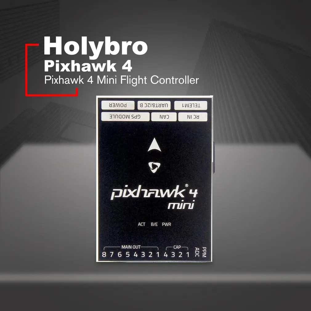 Белый Holybro Pixhawk 4 мини автопилот, система управления полетом M8N gps модуль PM06 V2 блок управления питанием комбо набор для радиоуправляемого дрона - Цвет: Белый