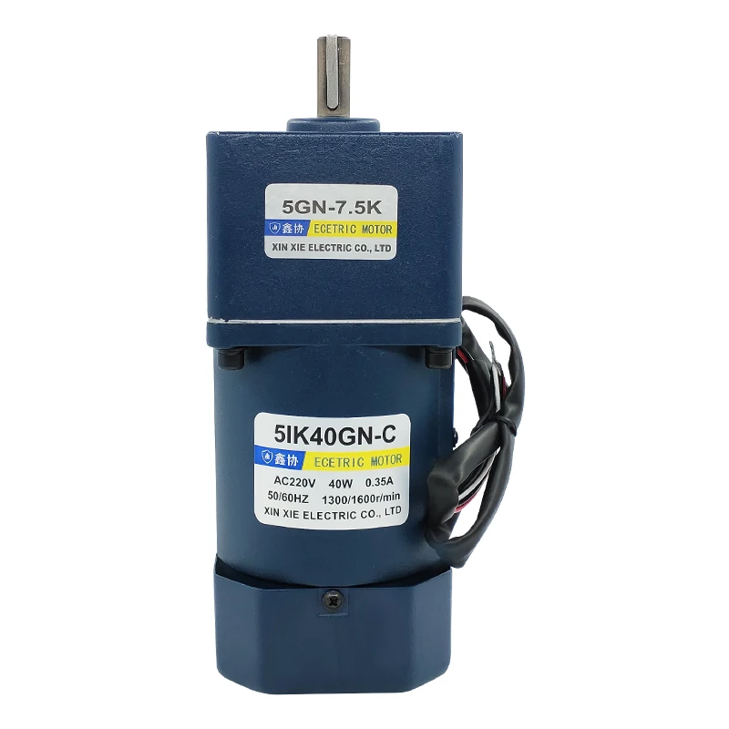 Motor 40W gear reduction motor 220 V AC motor Small slow speed motor