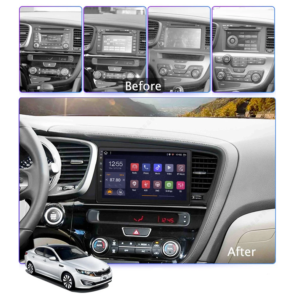2G+32G for Kia K5 2011-2015 Auto radio GPS Navigation 9