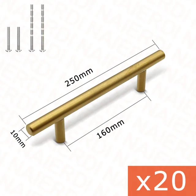 20pcs Gold 160mm