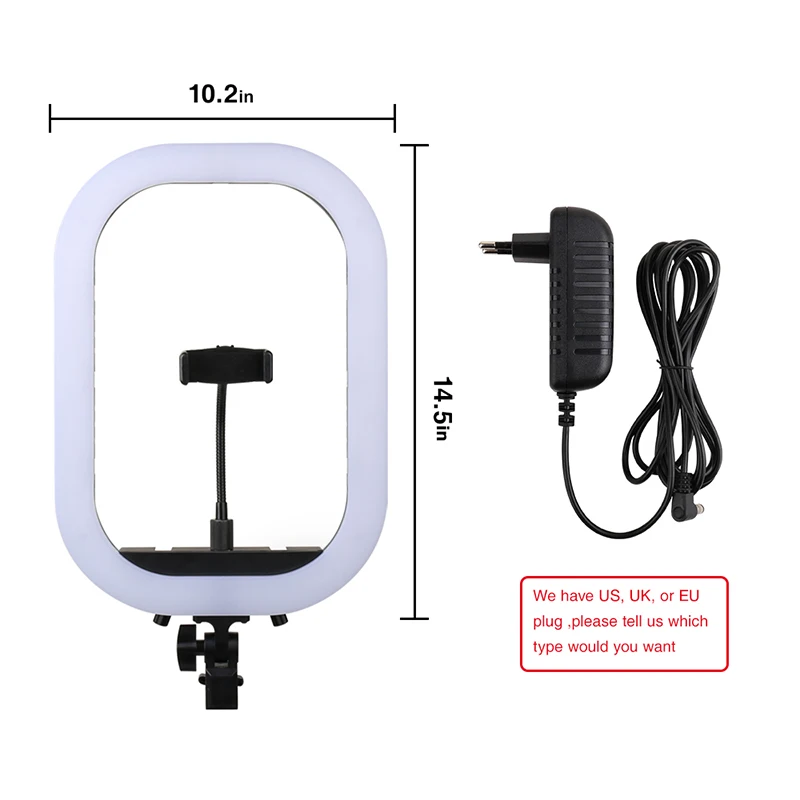 Yizhestudio 14in кольцо с регулируемой яркостью светящееся диодное кольцо лампы 36 Вт 3000~ 5600K с штатив, осветительная стойка для фотосъемки кольцевое освещение комплект