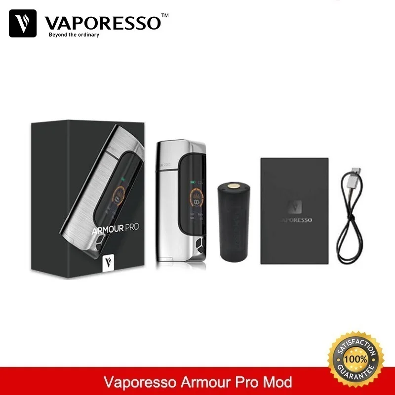 Е сигарета испаритель Armour Pro 100 Вт TC Vape Mod подходит Каскад для бак вейпер Поддержка