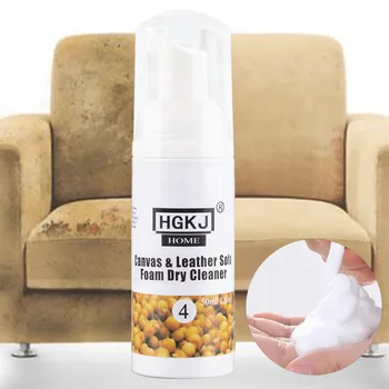 

50ML Portable Clothing Sofa Cover Home Wash Free Dirty Foam Dry Cleaning Agent Stain Remove Spray Type Waterless Practical