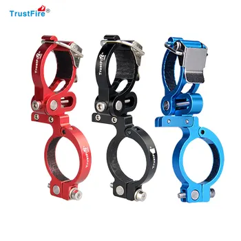 

Bicycle Robust Alloy Lamp Bracket Bicycle Front Light Holder LED Torch Headlight Support Stand Quick Release Mount Trustfire
