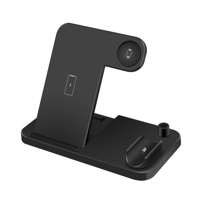 Charger Stand 3 in 1 Qi 15W Fast Charging Dock Station for Apple Watch iWatch 6 5 4 AirPods Pro iPhone 12 11XS 8