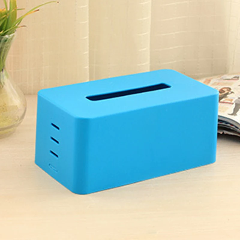 

new Sale Solid Plastic Facial Tissue Napkin Box Toilet Paper Storage Case Holder