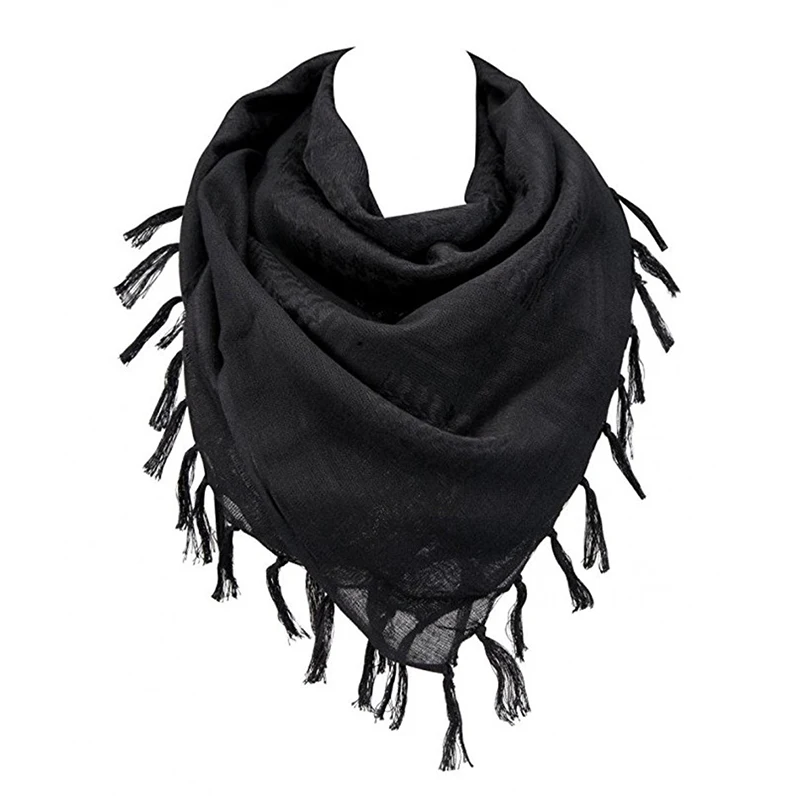 Military Arab Tactical Desert Scarf Cotton Head Wrap Face Neck Cover Scarve Mask For Women Men Travel Hiking Outdoor Camping