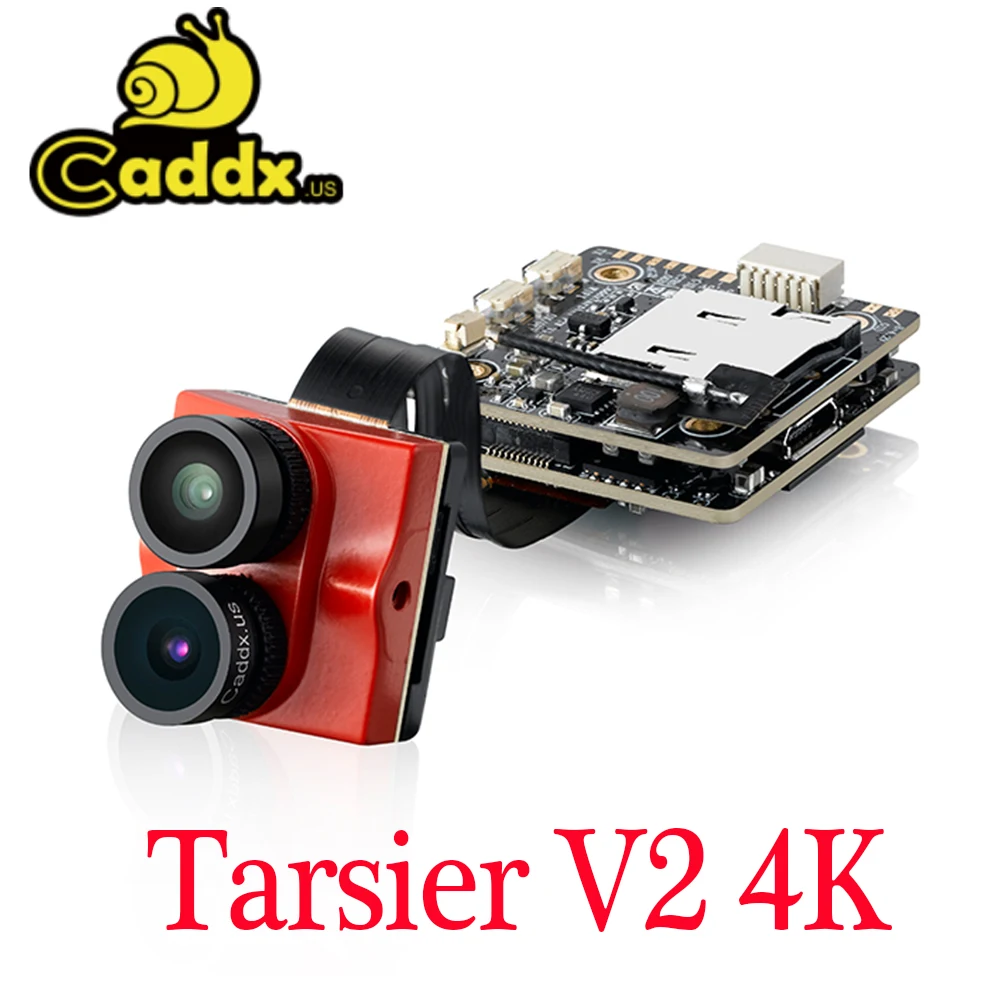 Caddx Tarsier V2 1200TVL 4K 30fps HD двойной объектив Super WDR WiFi FPV записывающая камера с DVR Dual Audio OSD
