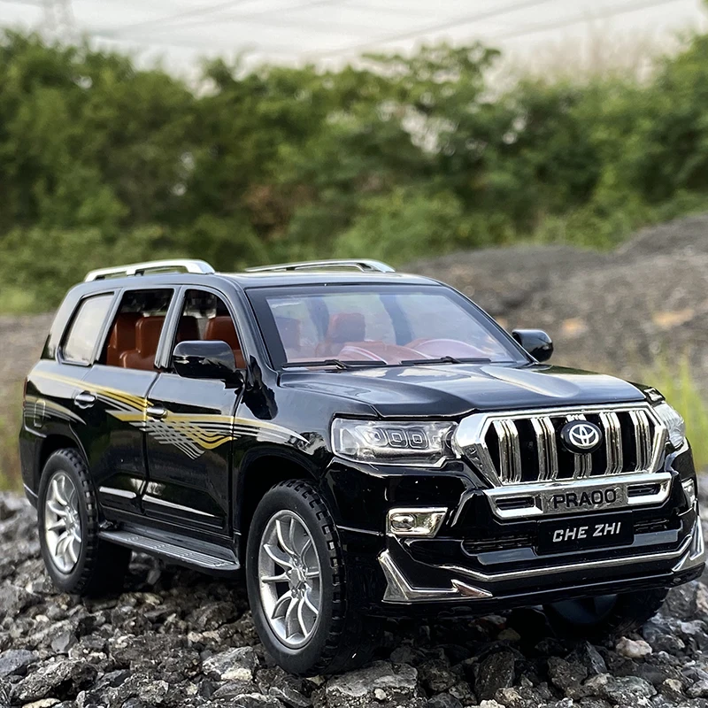 Модель автомобиля 1:24 Toyota Prado SUV из сплава литая металлическая игрушка Off-модель