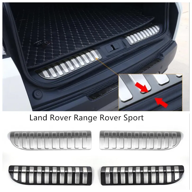 Защитная накладка на задний бампер для Land Rover Range Sport 2014 2021|Обивка багажника| |