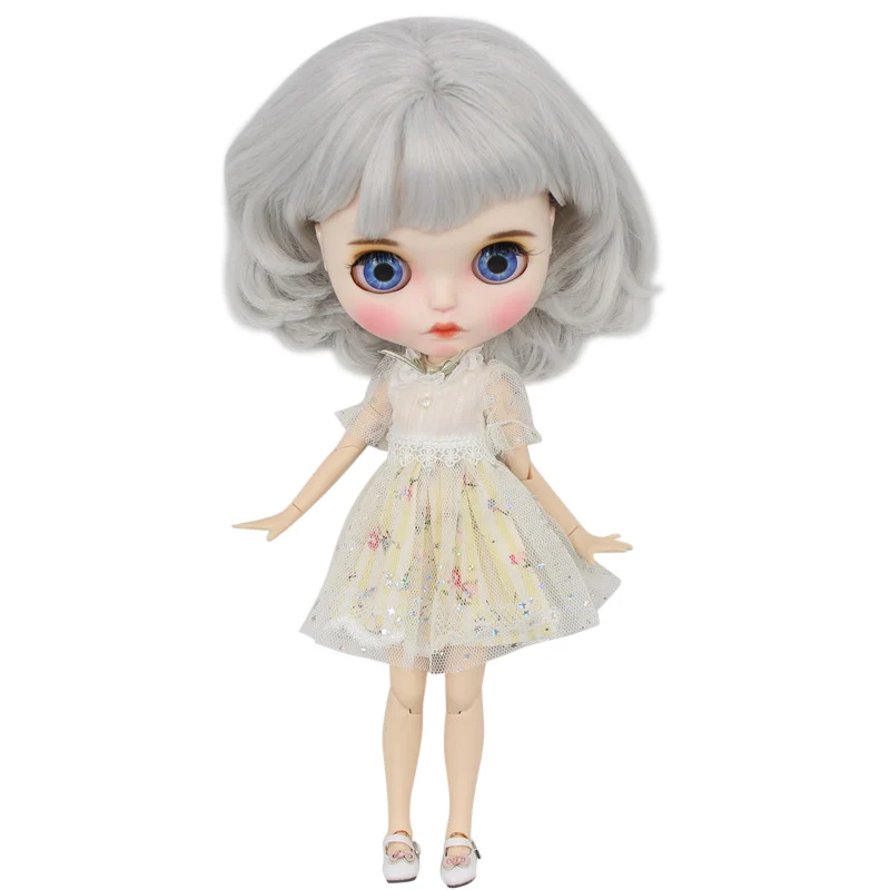 DBS 1/6 bjd кукла 30 см, тело, No. BL1003, серый Боб, волосы, новинка, матовое лицо с бровями, блеск для губ, SD, настраиваемая игрушка, кукла