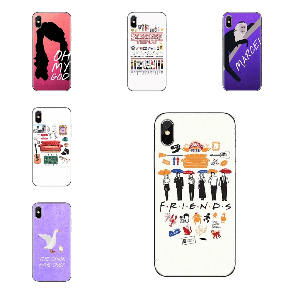 

For Xiaomi Mi4 Mi5 Mi5S Mi6 Mi A1 A2 5X 6X 8 9 Lite SE Pro Mi Max Mix 2 3 2S Transparent Soft Shell Case FRIENDS TV SERIES FUNNY