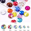 Round Rivoli Crystal Glass Many Color Round Sew On Rhinestone Flatback Sew On Stones Sewing Rhinestones For Wedding Dress B2586 ► Photo 2/6