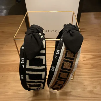 

2020 New Korean Simple Female Bow Knot Headband Sweet Lovely Hair Accessories