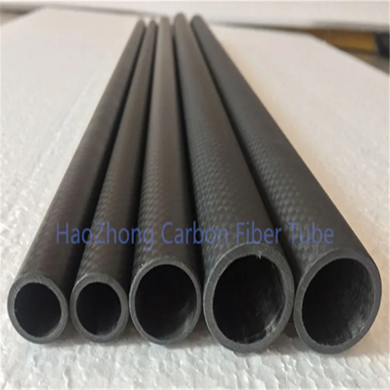 Roll Wrapped 2pcs 28mm Od X 26mm Id X 500mm Carbon Fiber Tube/tubing