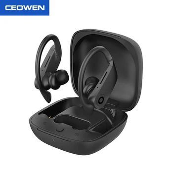 

CEOWEN Wireless Bluetooth 5.0 Earphone Waterproof HIFI Stereo Ear Hook Sports Earbuds With Microphone Support Wireless Charging