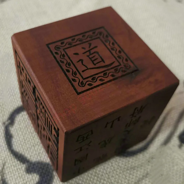 

Taoist magic tools, Taoist supplies, Taoist master's seal, thunder capital seal , lightning stroke date wood, six sides seal