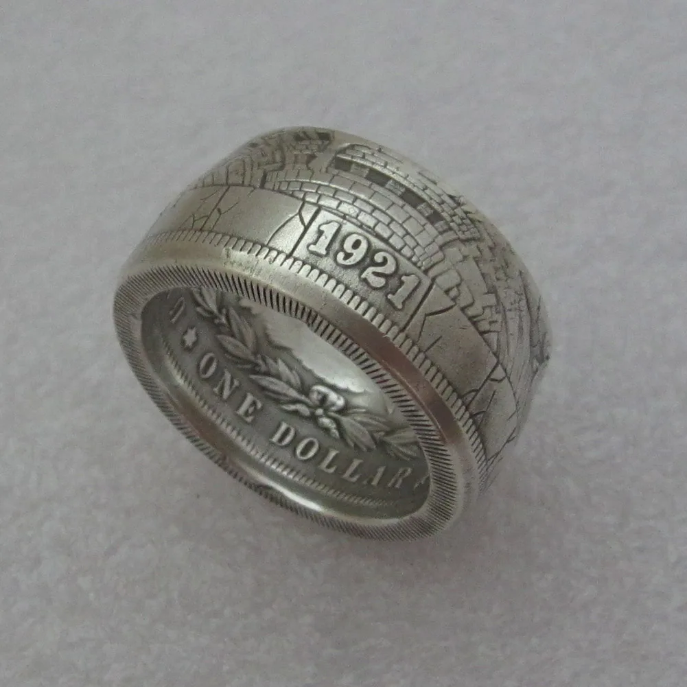 Hobo монетное кольцо US Morgan Dollar кольцо ручной работы