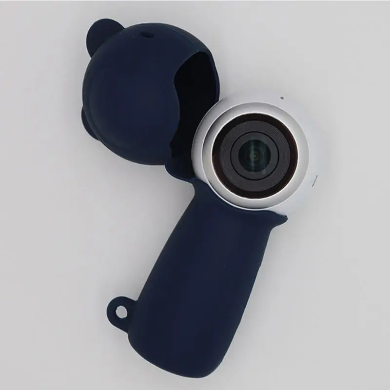 Мягкий силиконовый защитный чехол Защитная крышка с карабином для samsung gear 360 Edition аксессуары