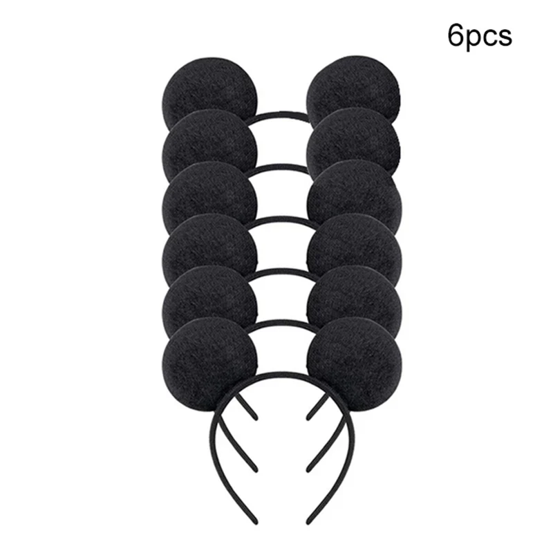 Mickey Mouse Theme Party Banner Party 6 People Disposable Plate Napkin Cup Cake Toppers for Kids Favor Flag Decoration Gifts