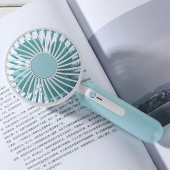 

USB Charging Mini Fan Portable Handheld Fan Rechargeable Built-in Battery 1200mAH Handy Air Cooling Fan For Home Office
