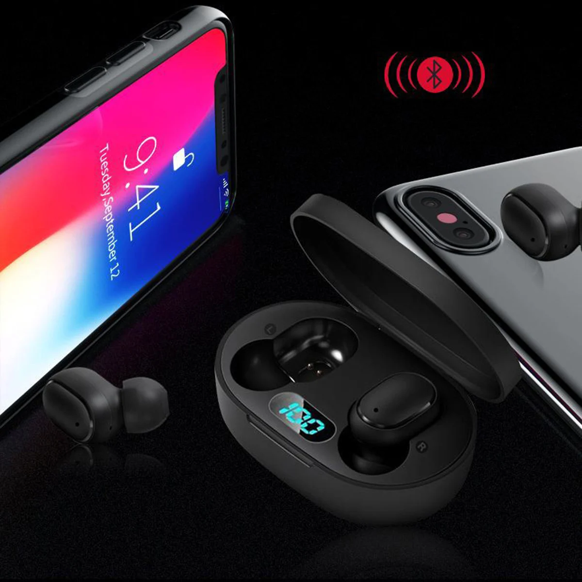 SOONHUA BT V5 0 Headset Wireless Earphone Earbuds Waterproof Headphone With Mic For IPhone For Huawei For Samsung