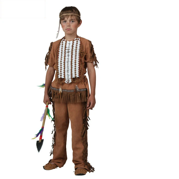 W WIDMANN MILANO Party Fashion - Disfraz De Indio O Jefe Del Oeste Para Adultos, Ideal Para Carnaval Y Fiestas Temáticas
