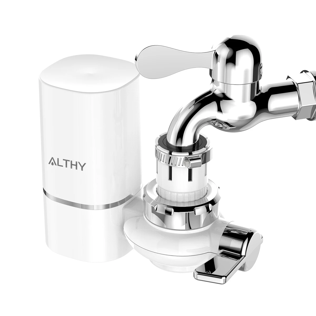 Cena ALTHY Tap filtr do oczyszczania wody kran kuchenny System oczyszczania wody zachowaj alkaliczne minerały usuń zapach chloru