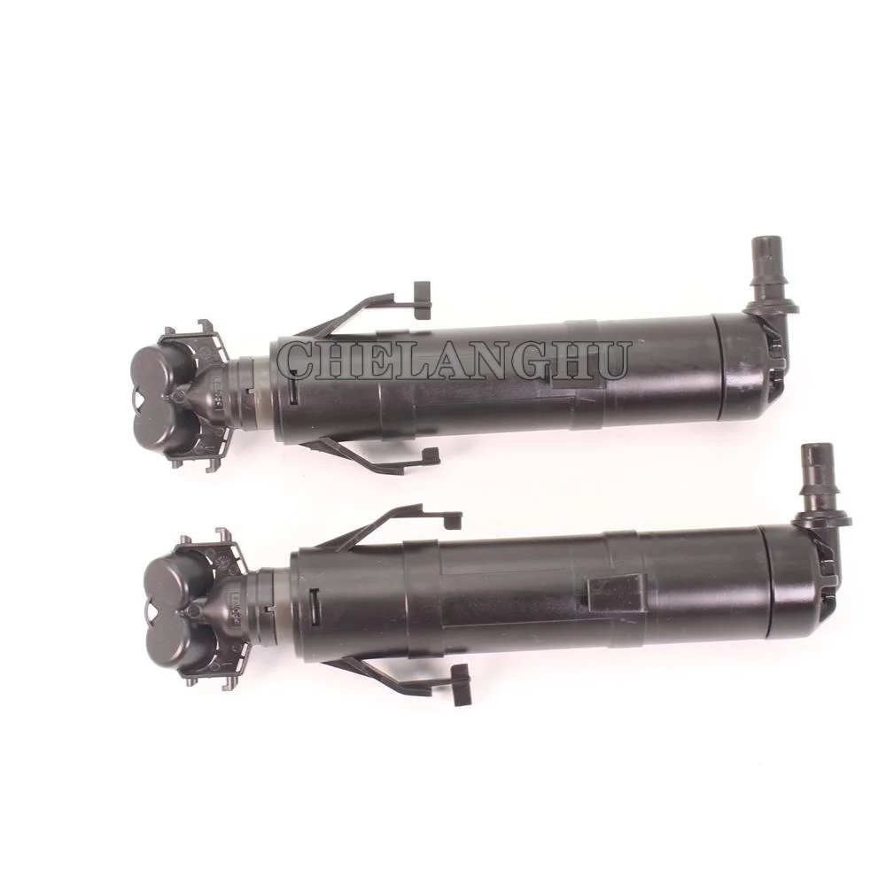 Car-styling Headlight Washer Sprayer Nozzles Cylinders Jets For VW Polo 6C Hatchback 2014 2015